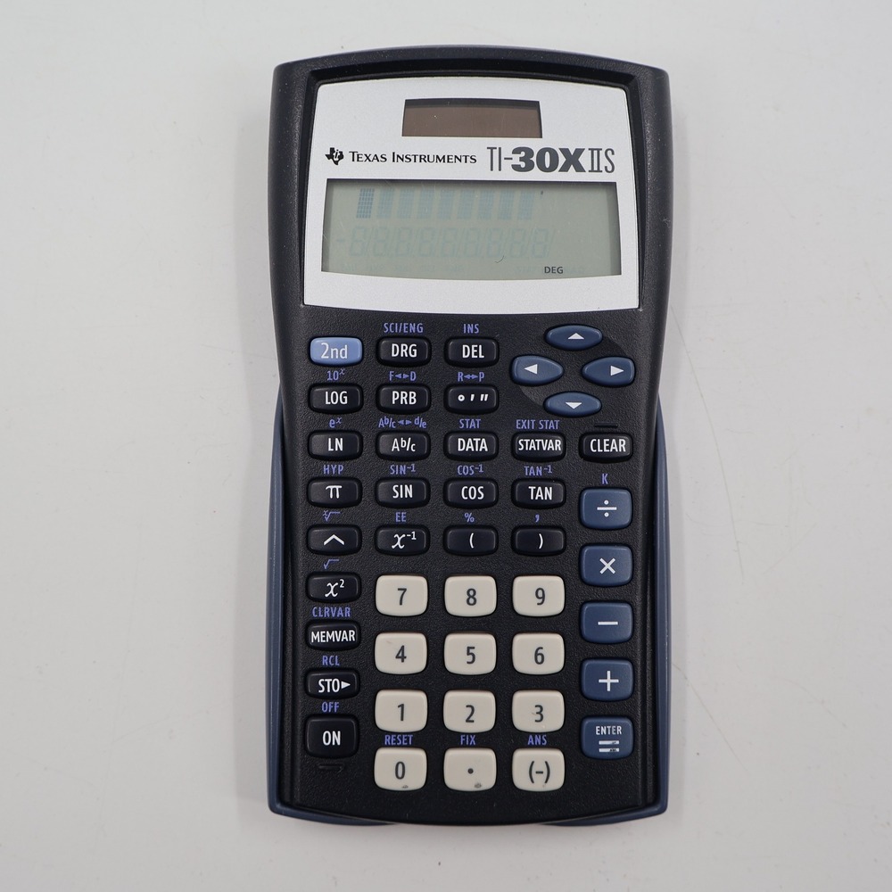 Texas Instruments TI-30XIIB Scientific Calculator Unisex OS Blue 2-Line Display